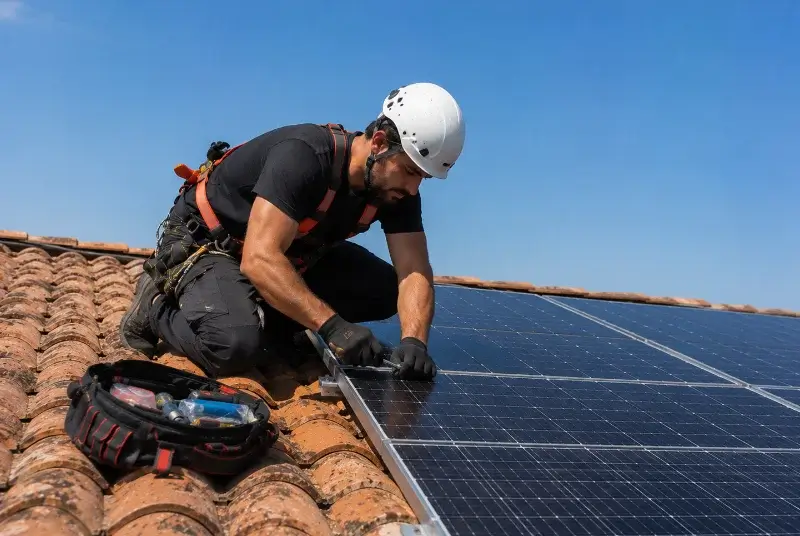Maintenance et monitoring de panneaux solaires à Candillargues